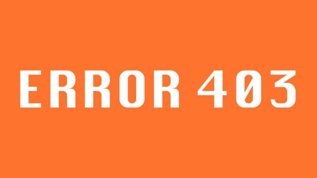 Error 403